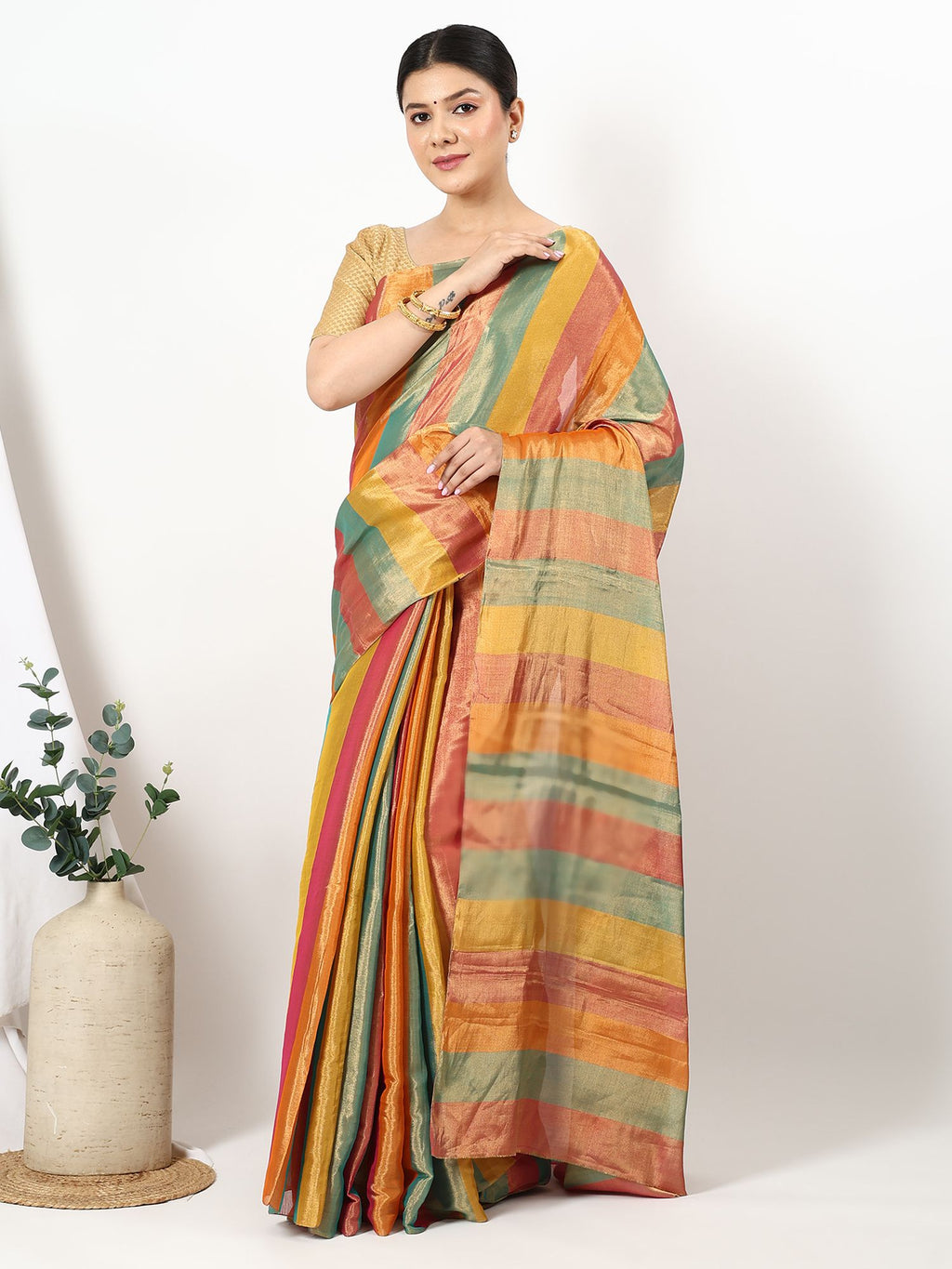 Hiranyaprabha - Chanderi Silk Saree