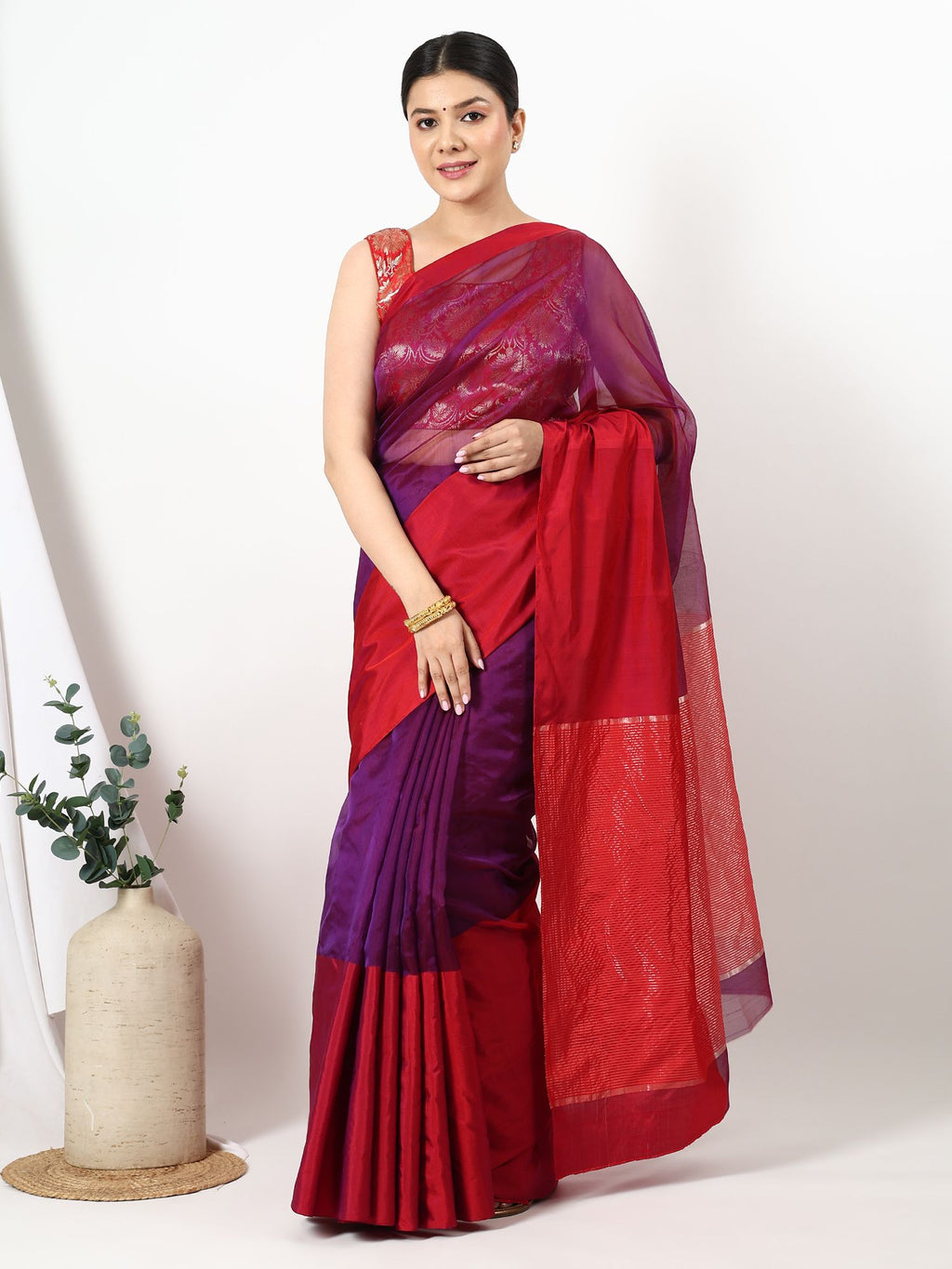 Amra-Manjari - Chanderi Silk Saree