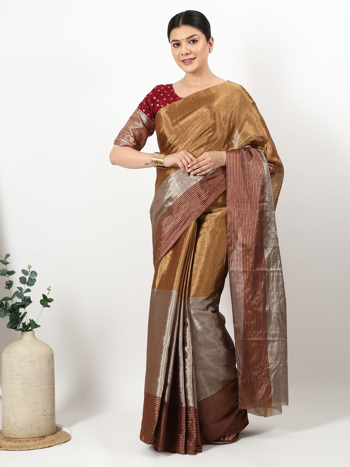 Hiranyaprabha - Chanderi Silk Saree