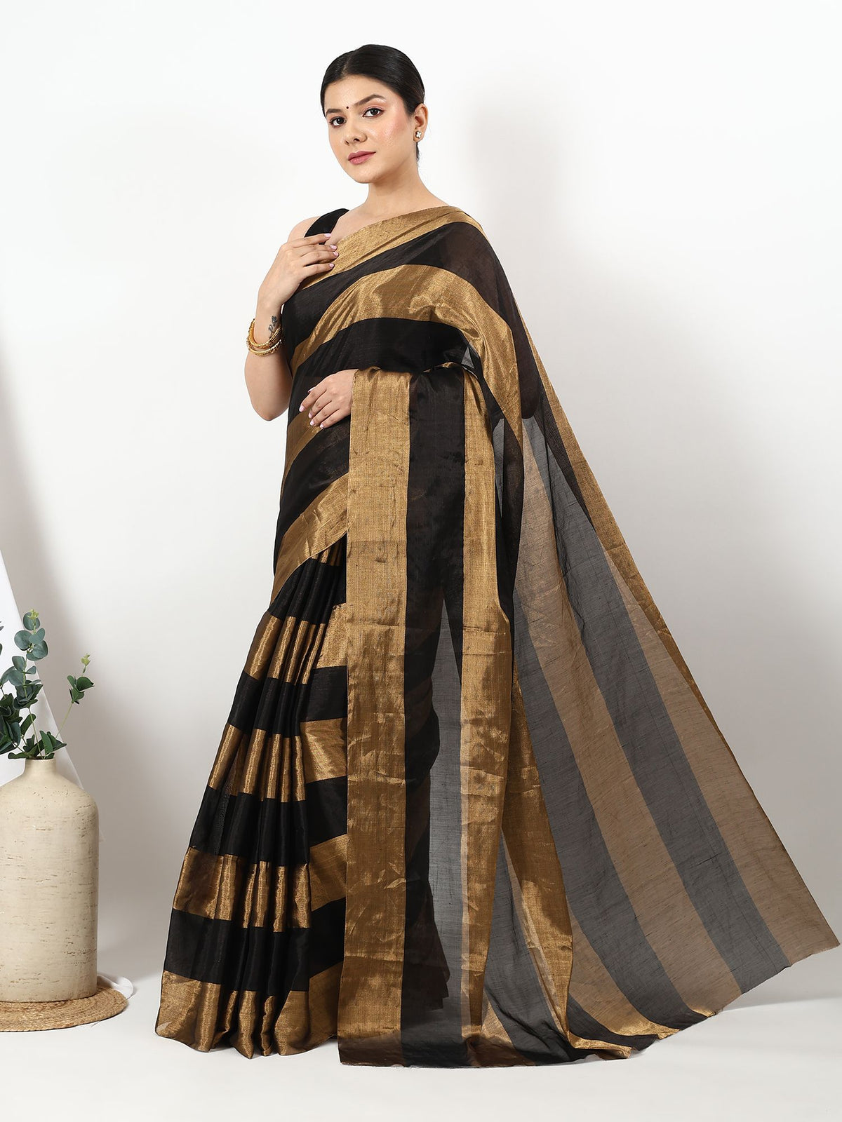 Hiranyaprabha - Chanderi Silk Saree