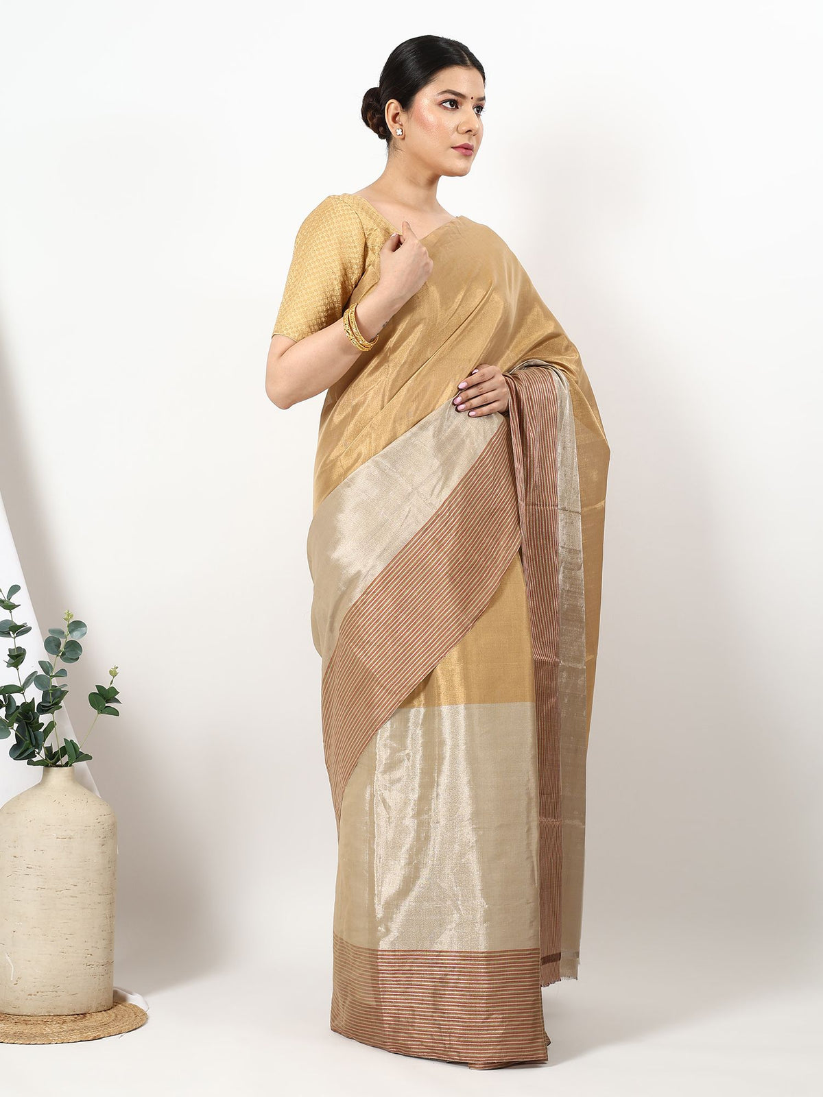 Hiranyaprabha - Chanderi Silk Saree