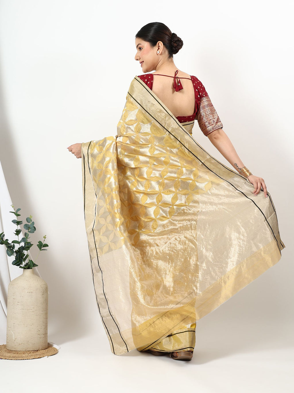 Jangla Rani - Chanderi Silk Saree