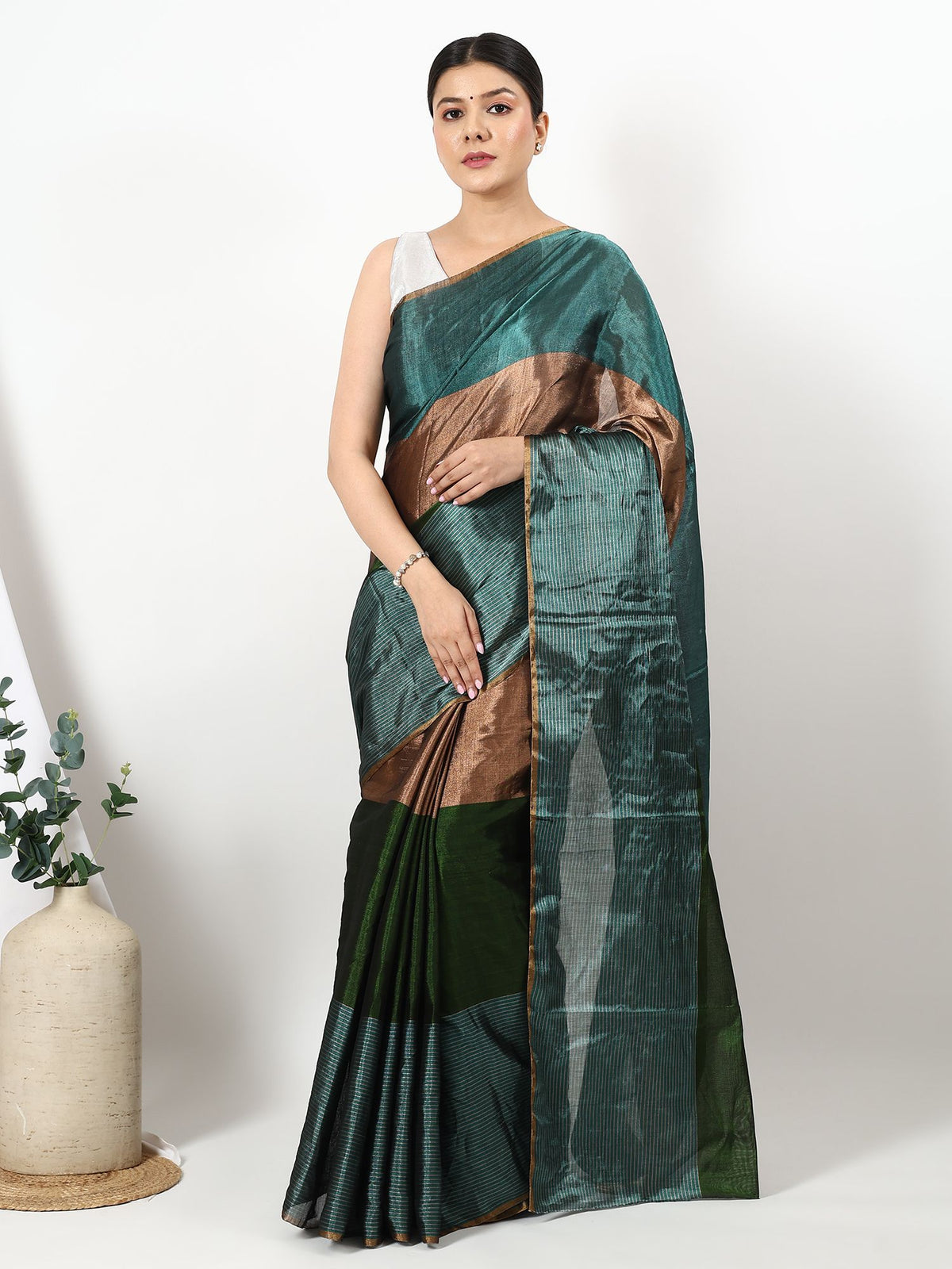 Hiranyaprabha - Chanderi Silk Saree