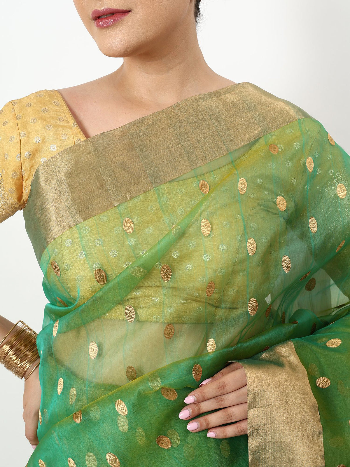 Ashrafi Noor - Chanderi Silk Saree