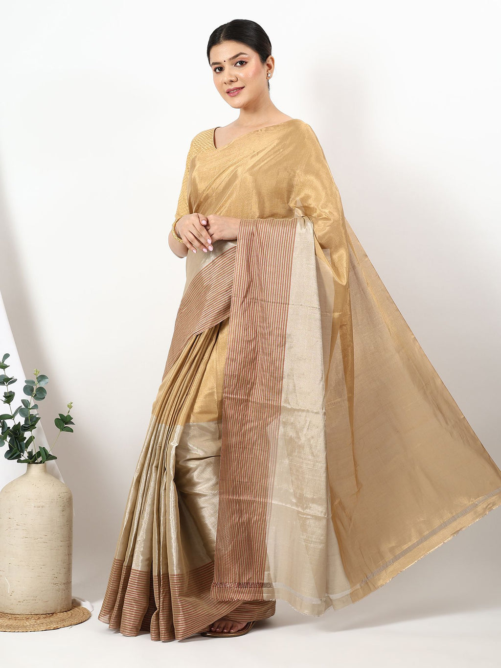 Hiranyaprabha - Chanderi Silk Saree