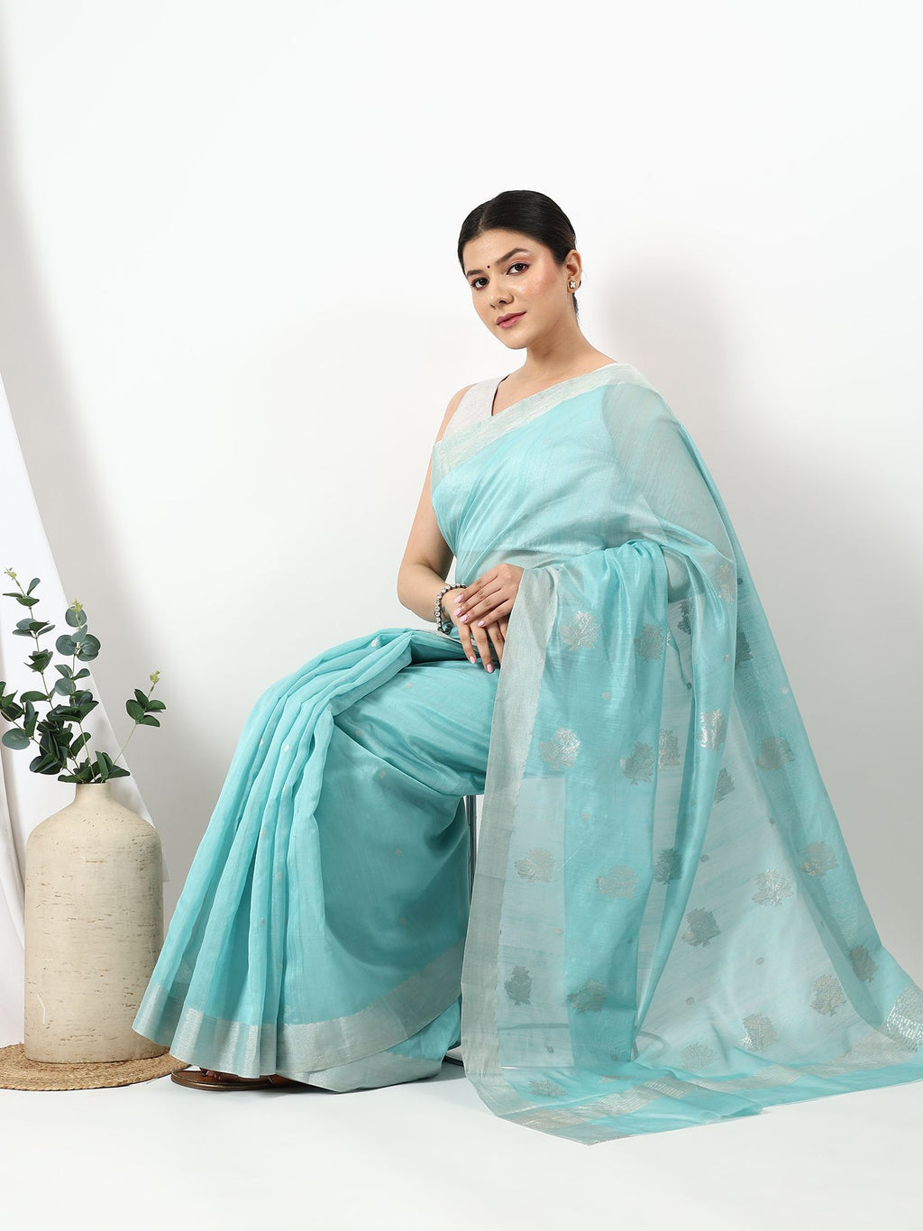 Meghika - Chanderi Silk Saree