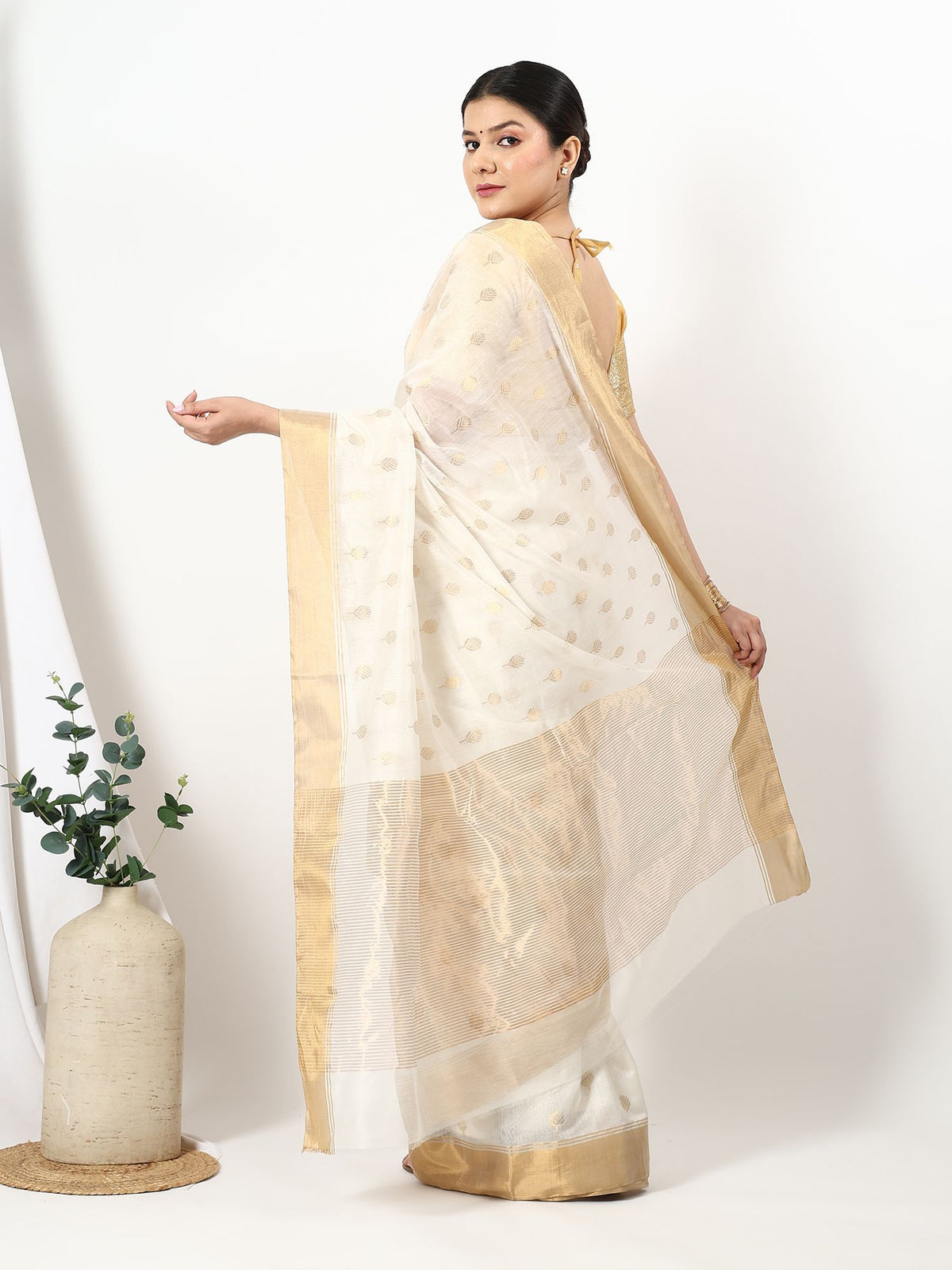 Kaushi - Chanderi Silk Saree