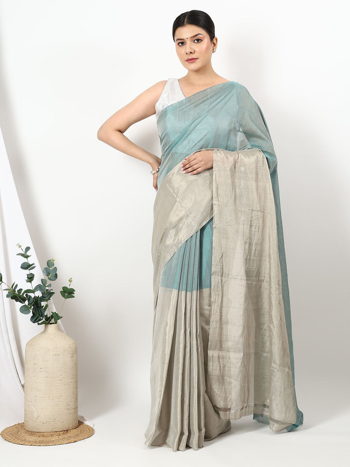 Hiranyaprabha - Chanderi Silk Saree