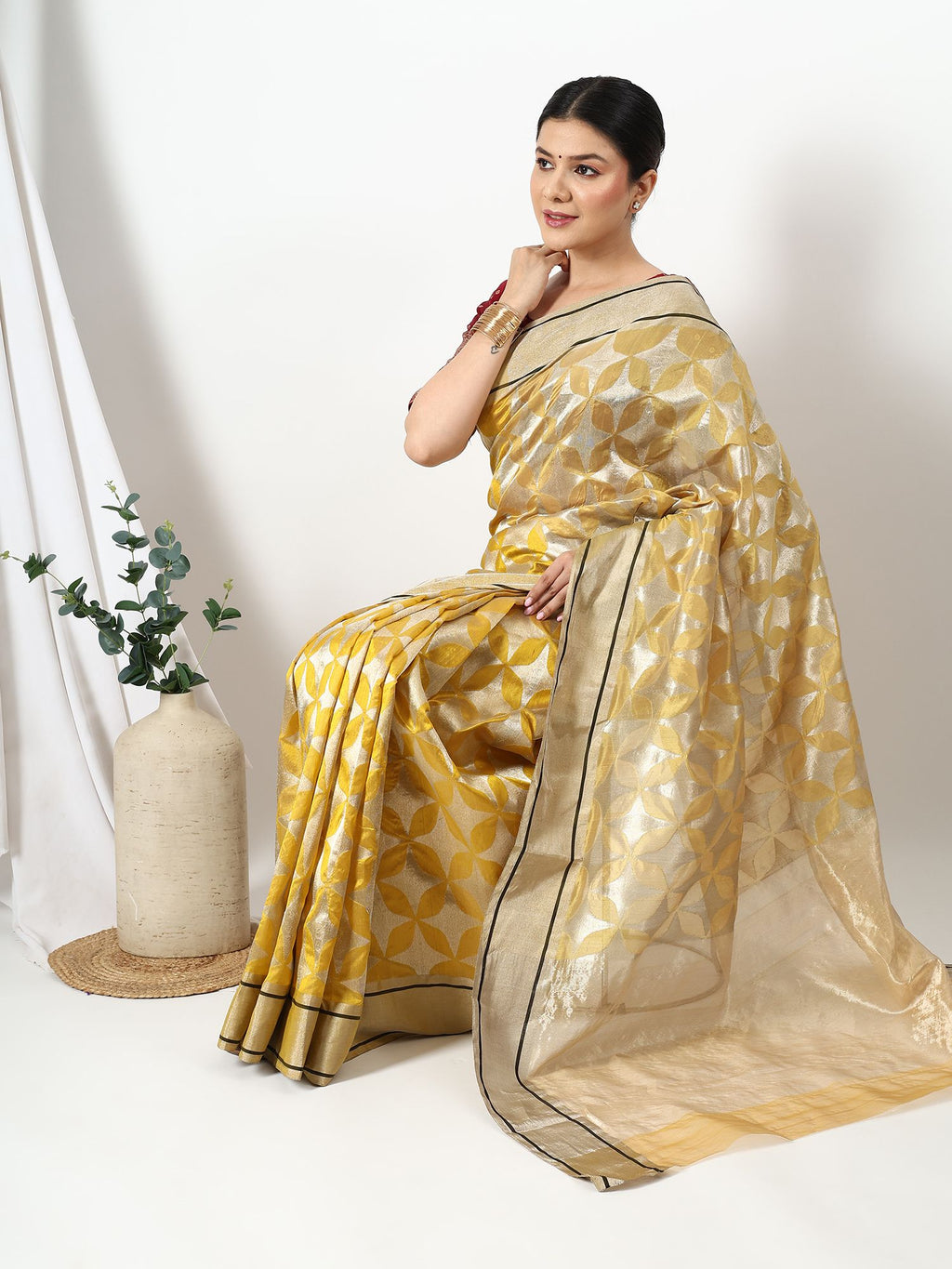 Jangla Rani - Chanderi Silk Saree