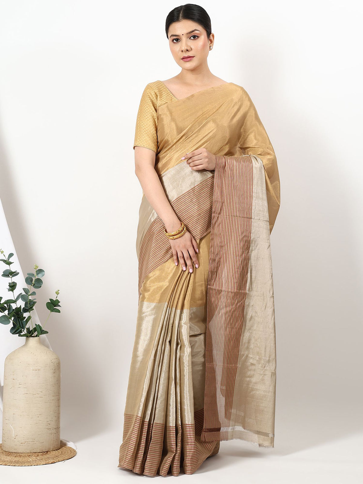 Hiranyaprabha - Chanderi Silk Saree