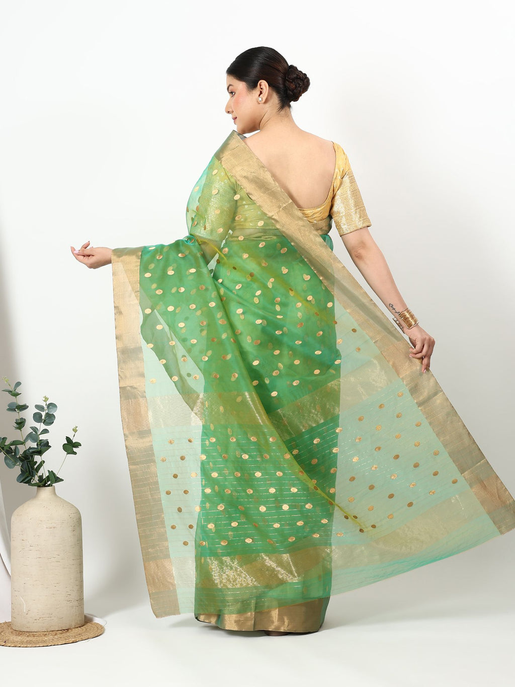 Ashrafi Noor - Chanderi Silk Saree