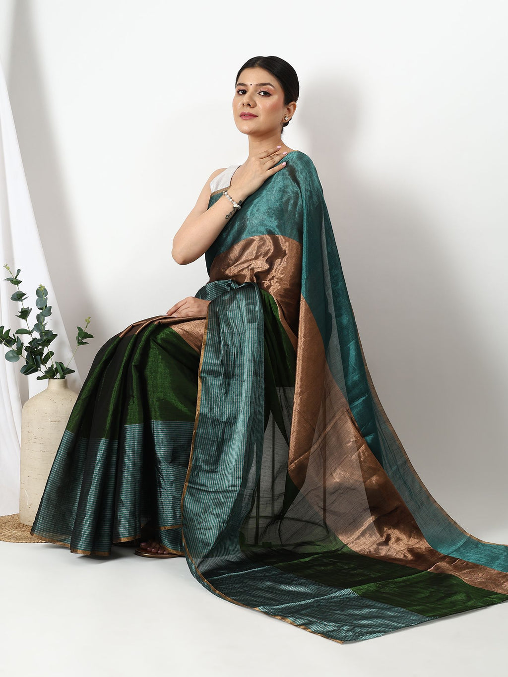 Hiranyaprabha - Chanderi Silk Saree