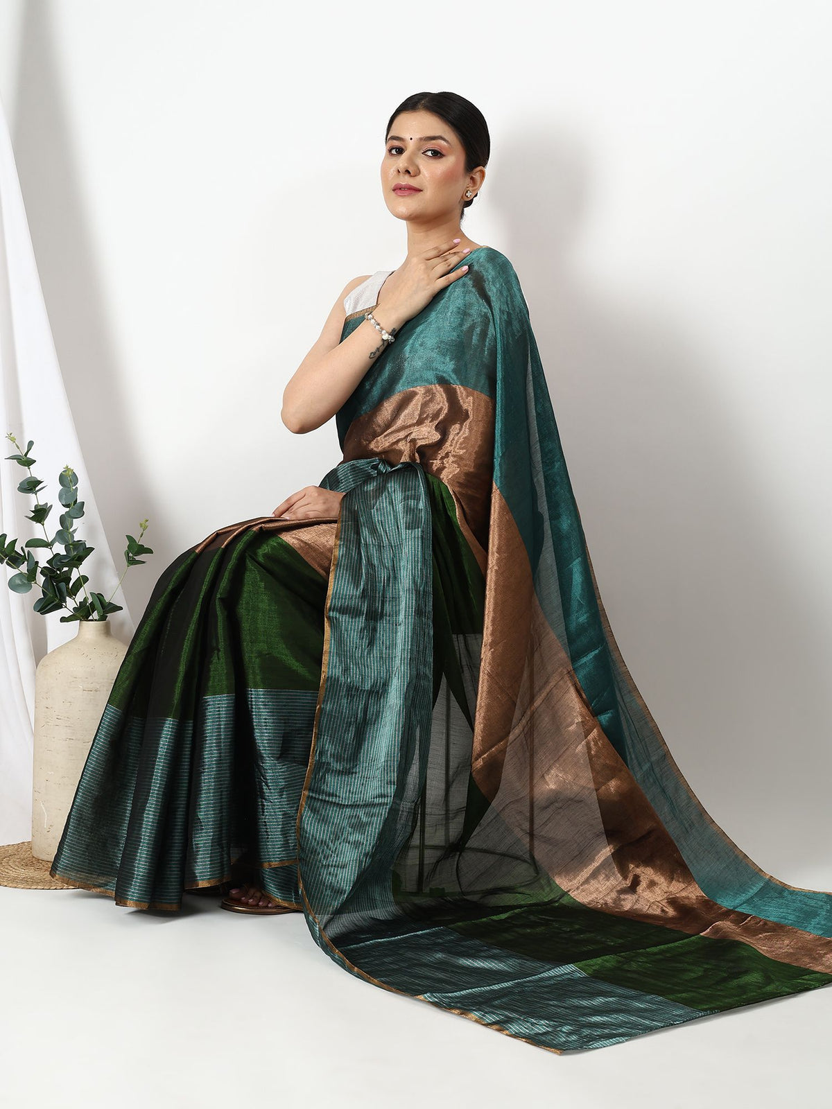 Hiranyaprabha - Chanderi Silk Saree
