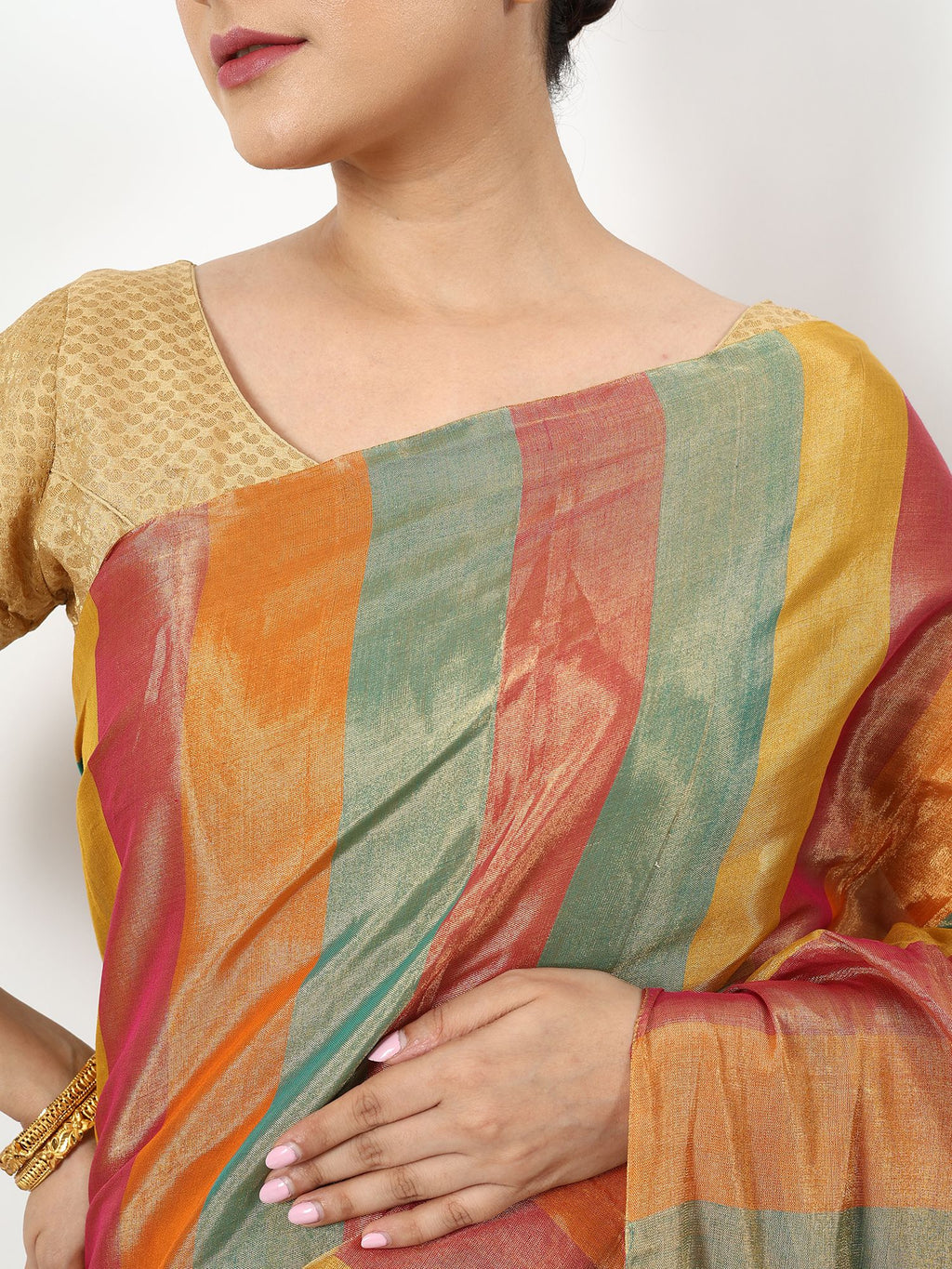Hiranyaprabha - Chanderi Silk Saree