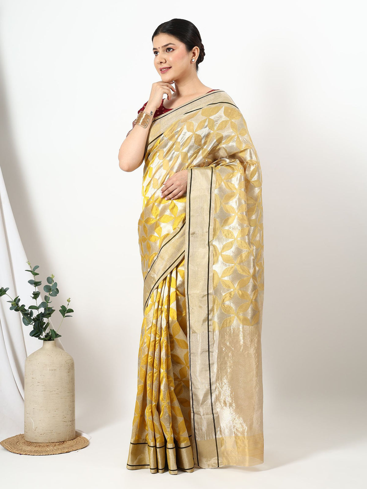 Jangla Rani - Chanderi Silk Saree
