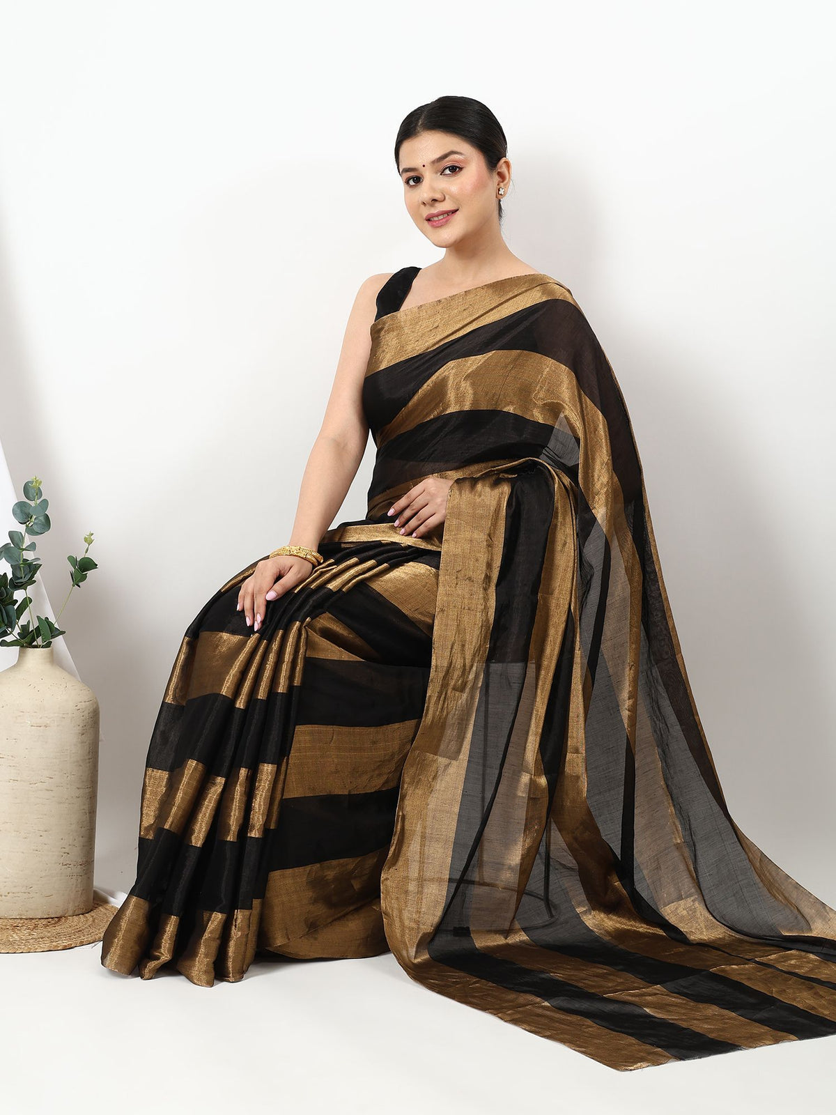 Hiranyaprabha - Chanderi Silk Saree