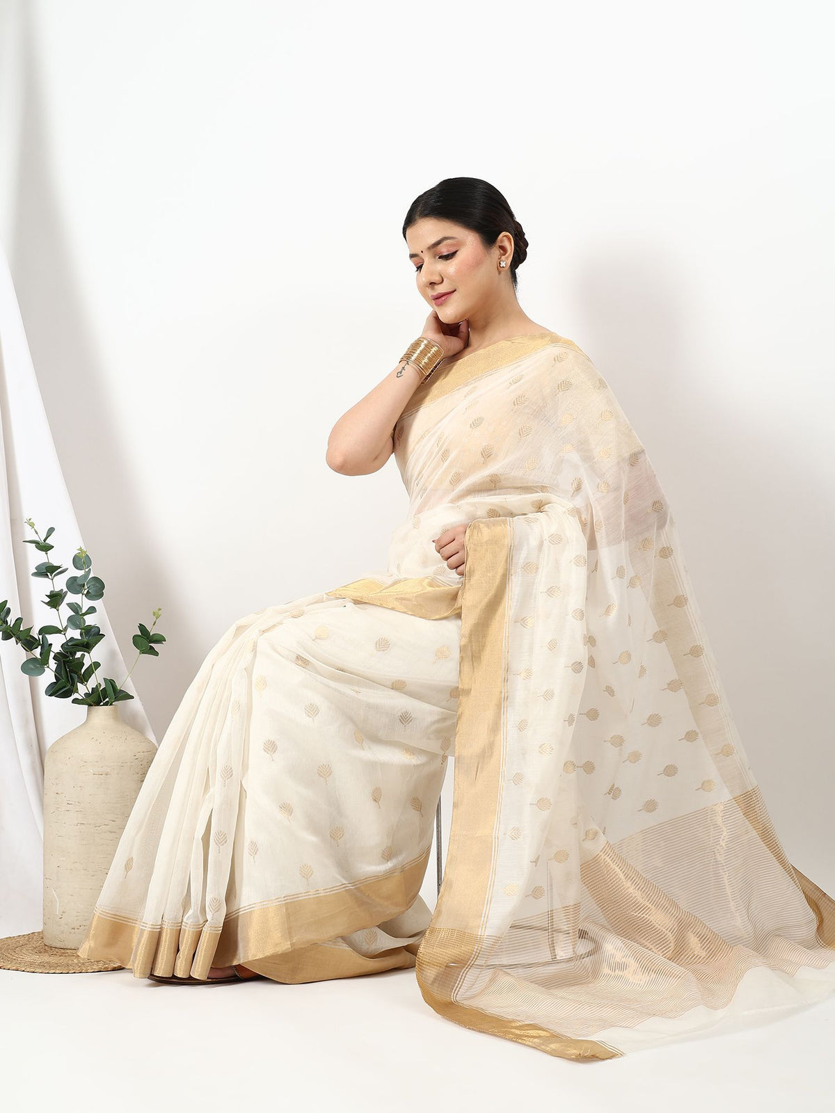Kaushi - Chanderi Silk Saree