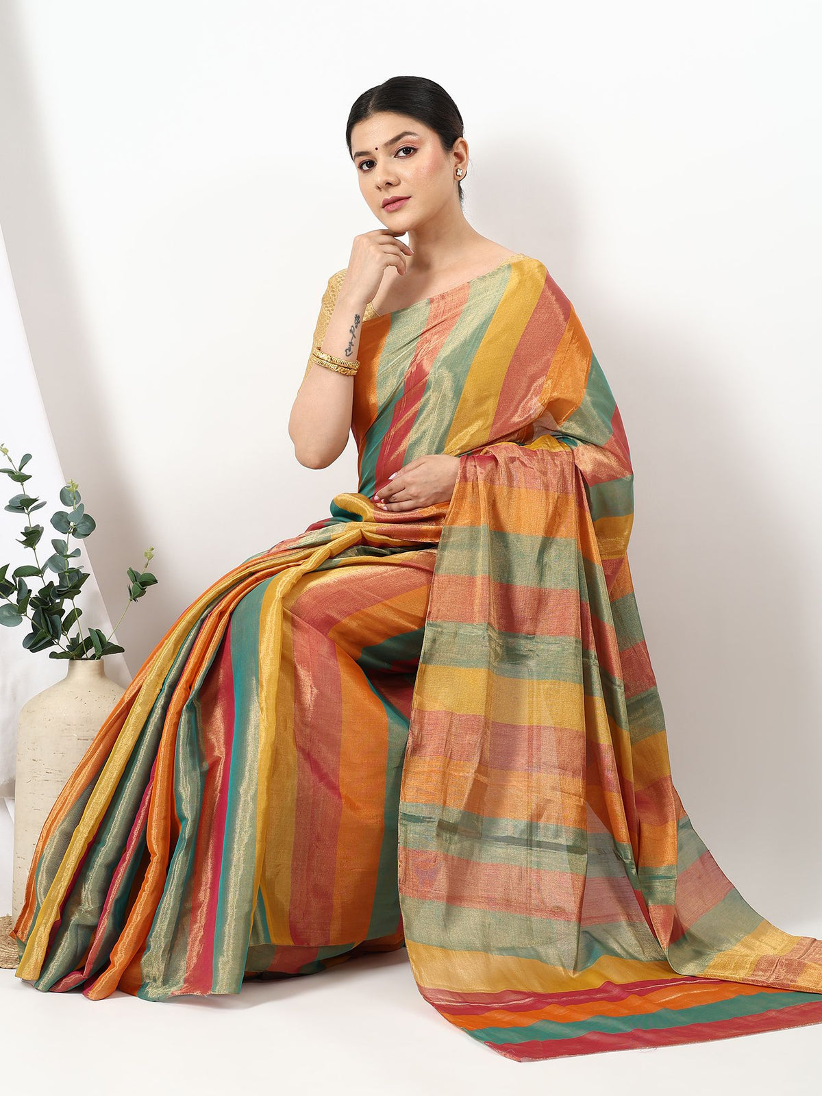 Hiranyaprabha - Chanderi Silk Saree
