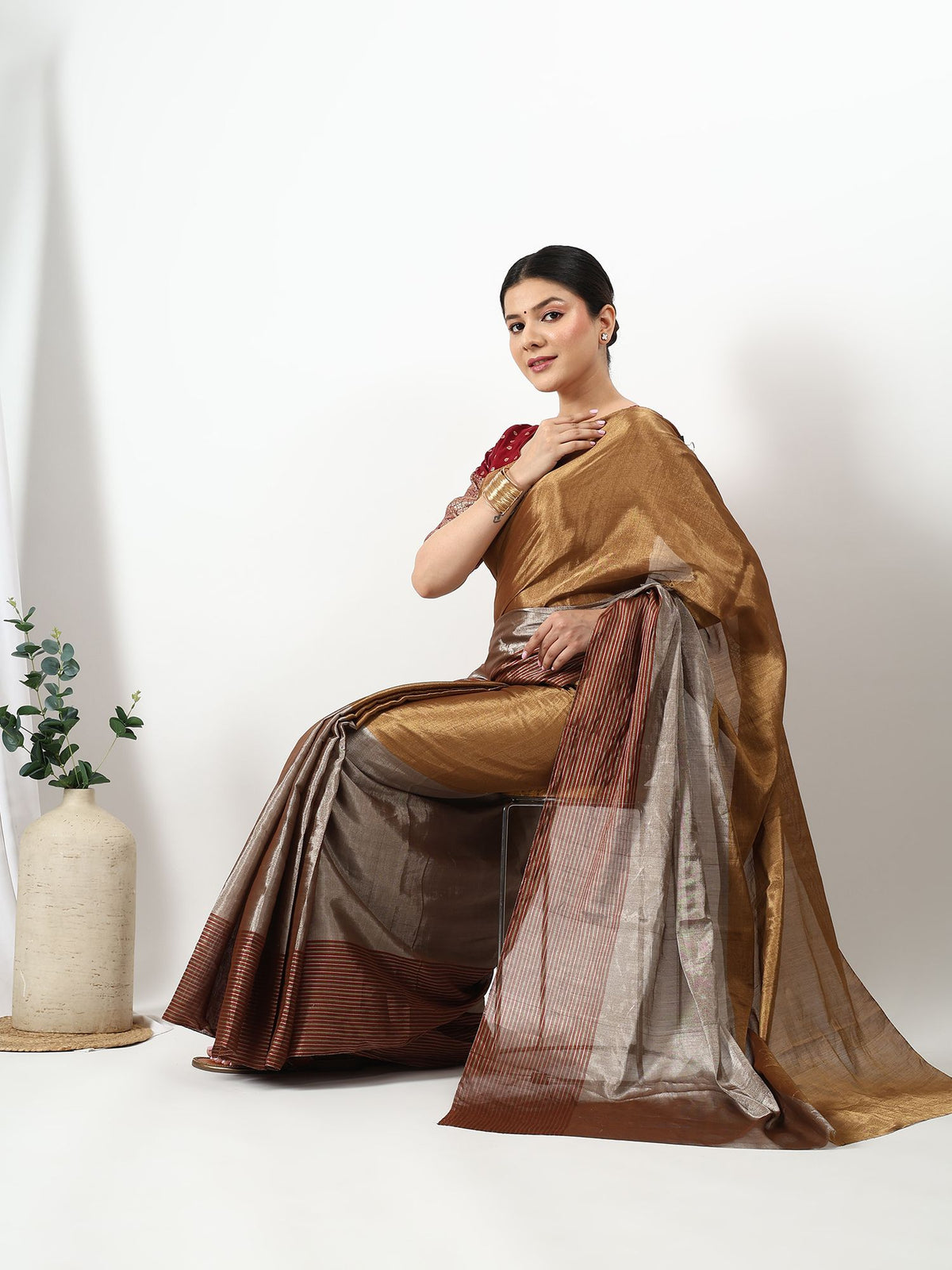 Hiranyaprabha - Chanderi Silk Saree
