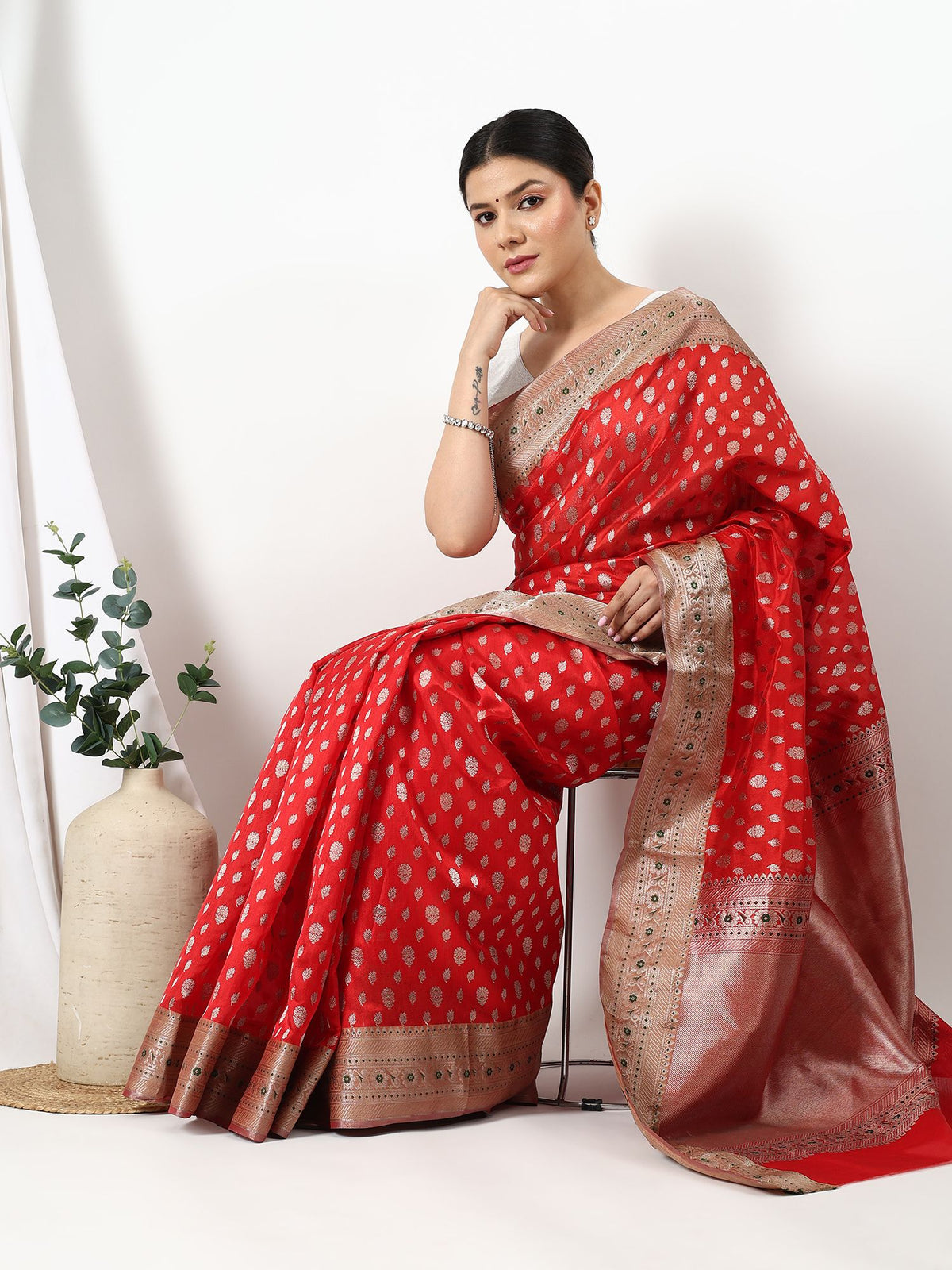 Raktashree - Chanderi Silk Saree