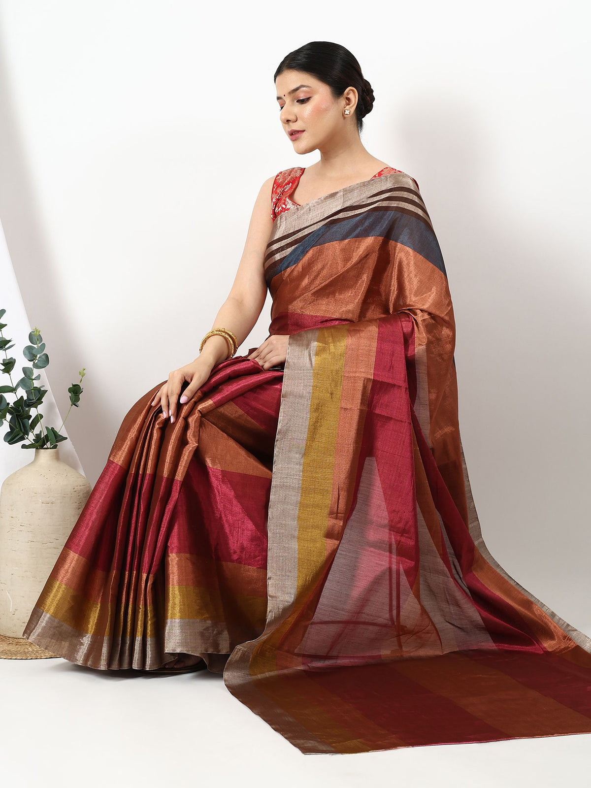 Hiranyaprabha - Chanderi Silk Saree