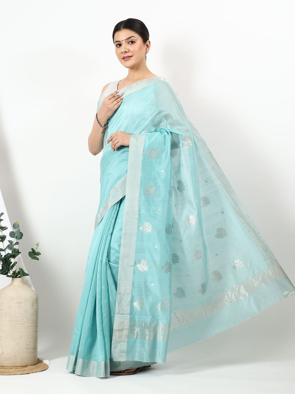 Meghika - Chanderi Silk Saree