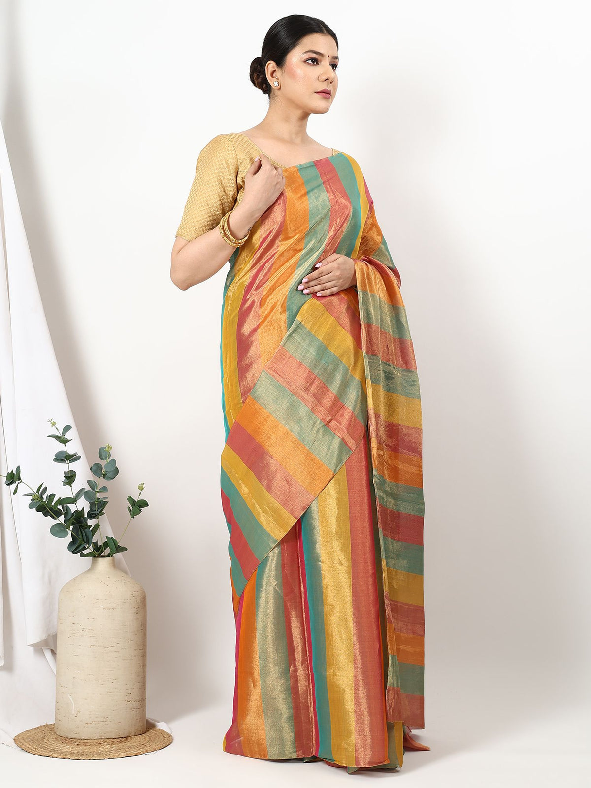 Hiranyaprabha - Chanderi Silk Saree