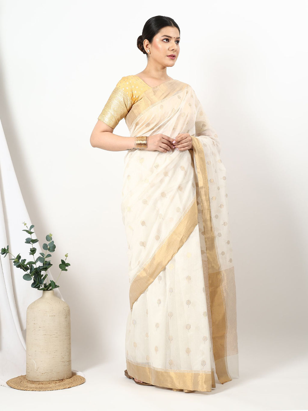 Kaushi - Chanderi Silk Saree