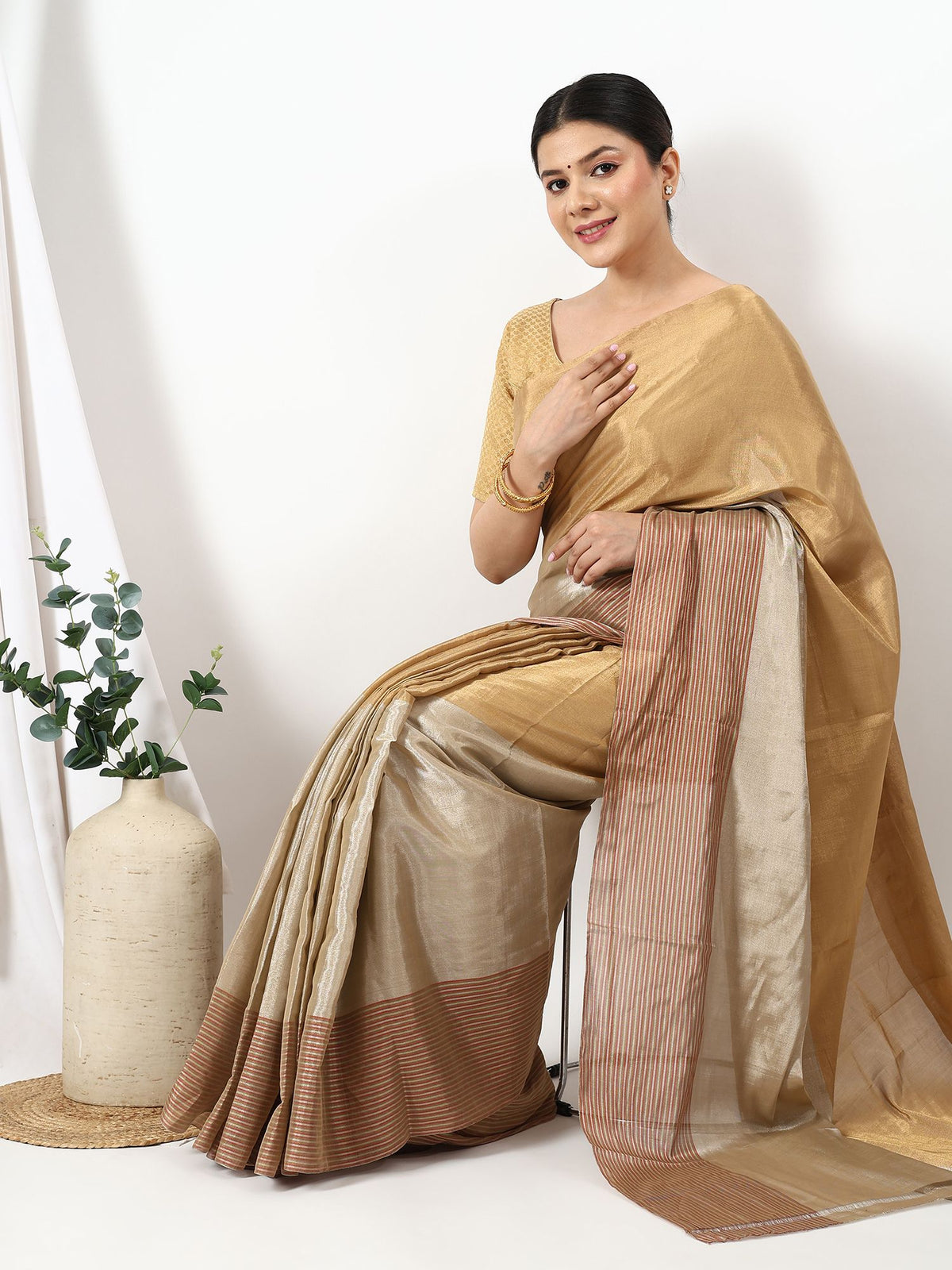 Hiranyaprabha - Chanderi Silk Saree