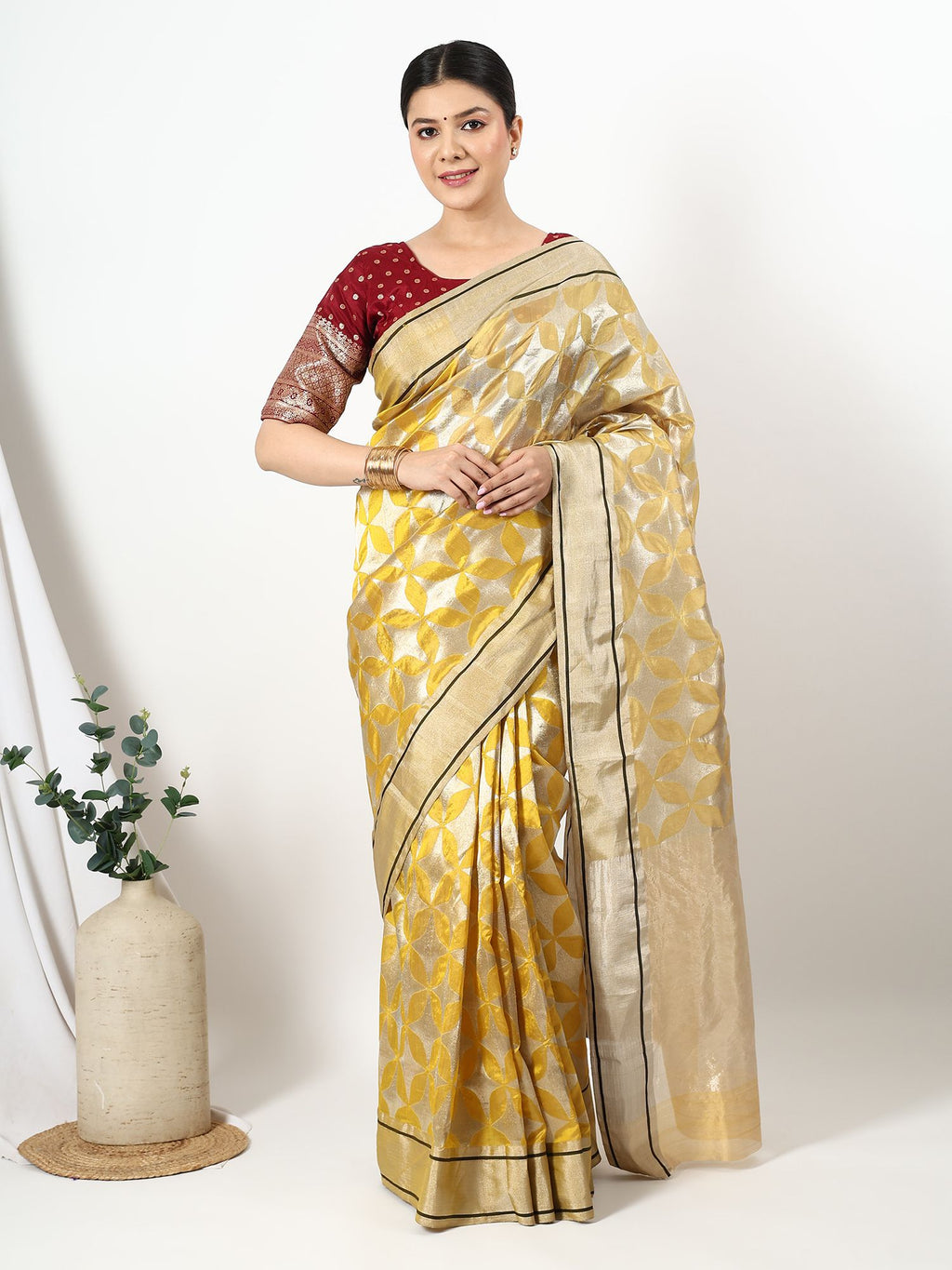 Jangla Rani - Chanderi Silk Saree