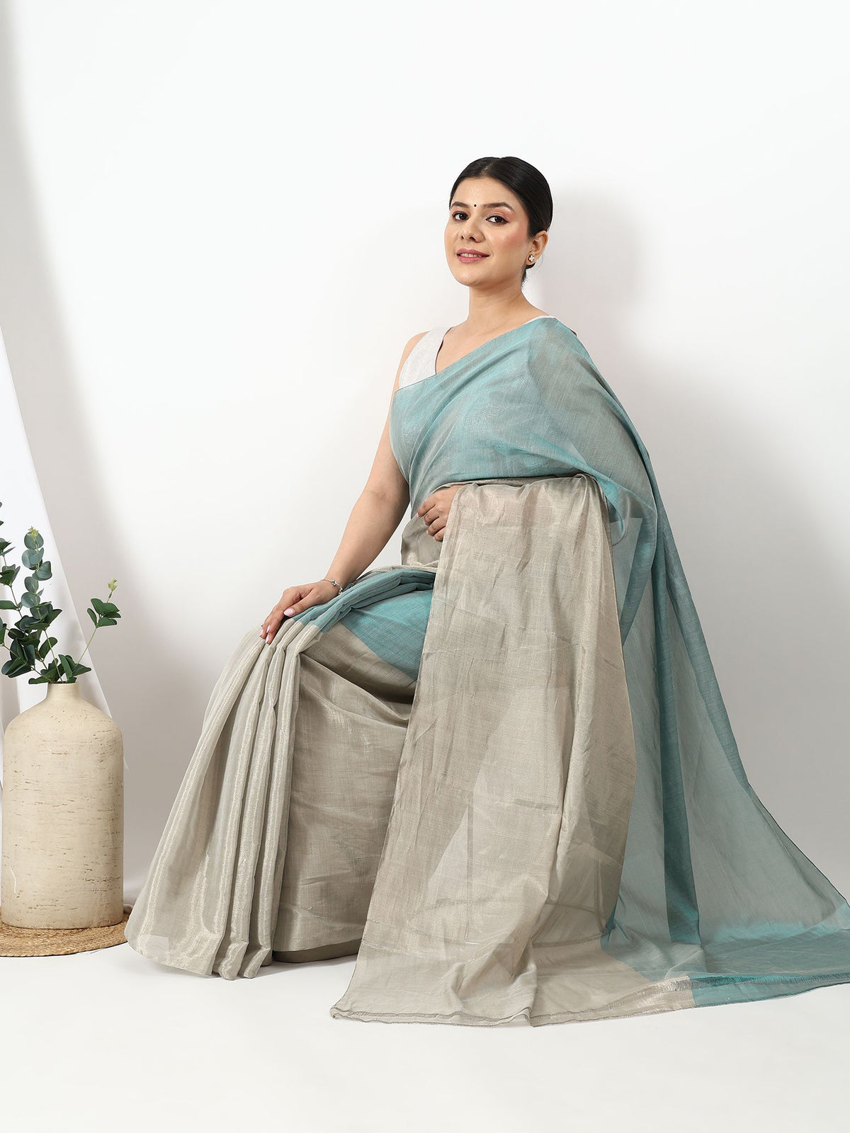 Hiranyaprabha - Chanderi Silk Saree