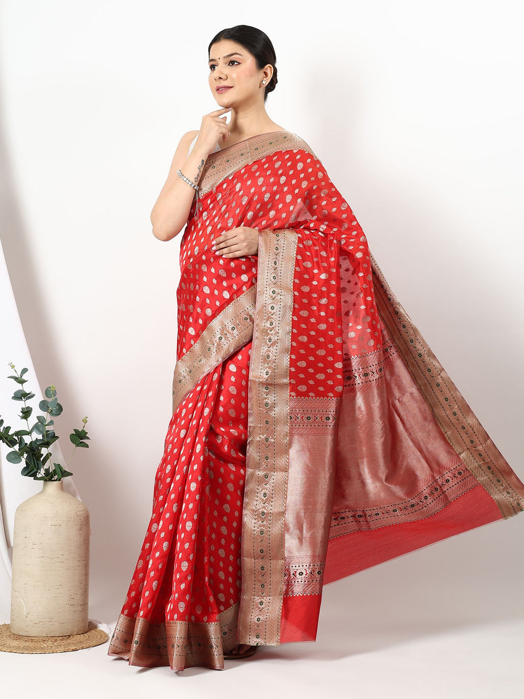Raktashree - Chanderi Silk Saree