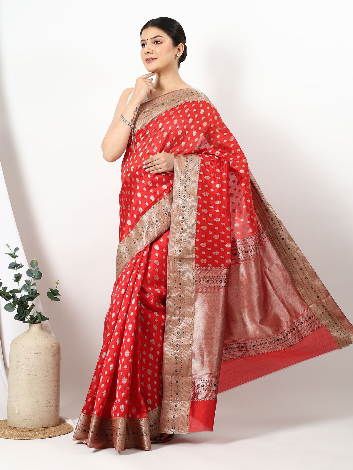 Raktashree - Chanderi Silk Saree