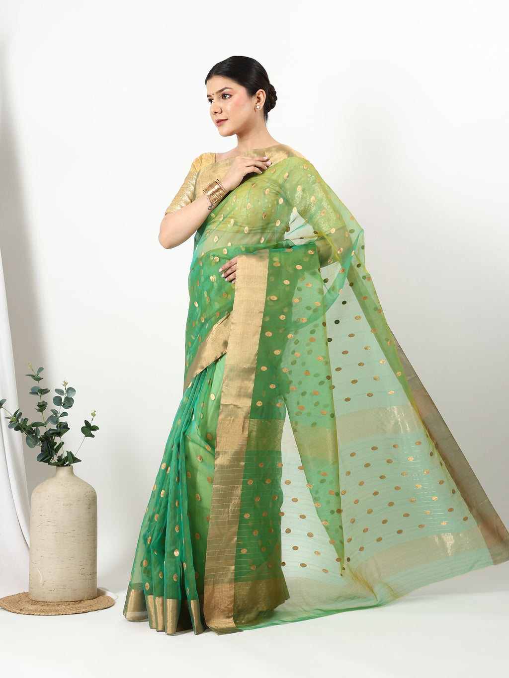 Ashrafi Noor - Chanderi Silk Saree