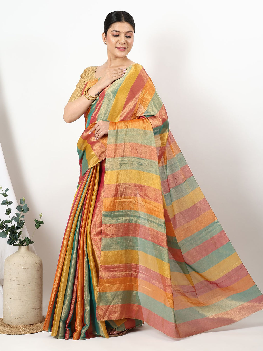 Hiranyaprabha - Chanderi Silk Saree