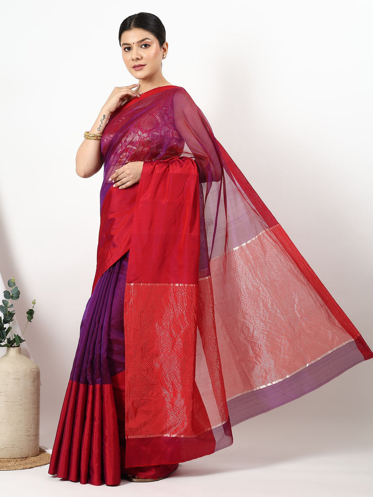 Amra-Manjari - Chanderi Silk Saree