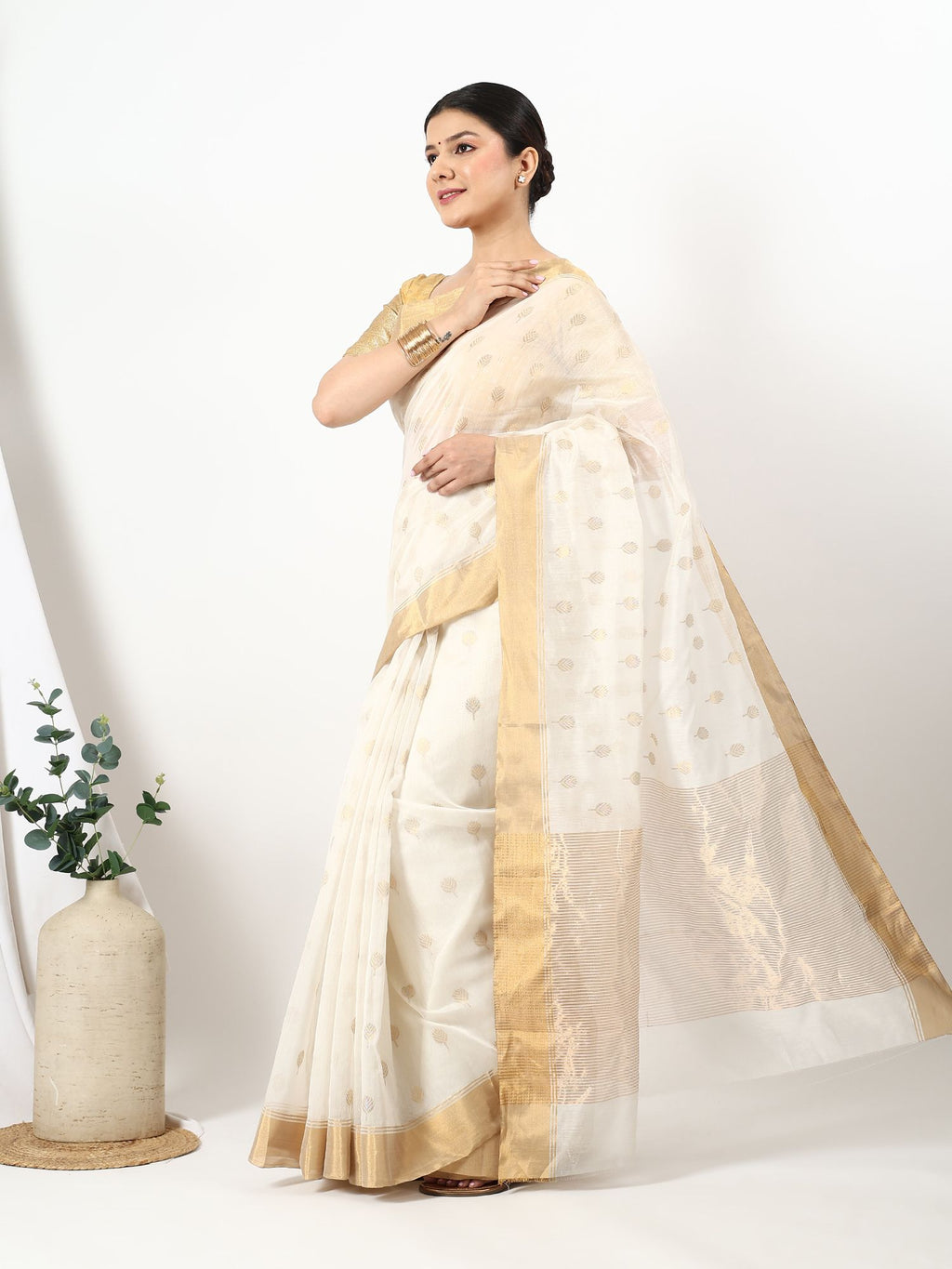 Kaushi - Chanderi Silk Saree