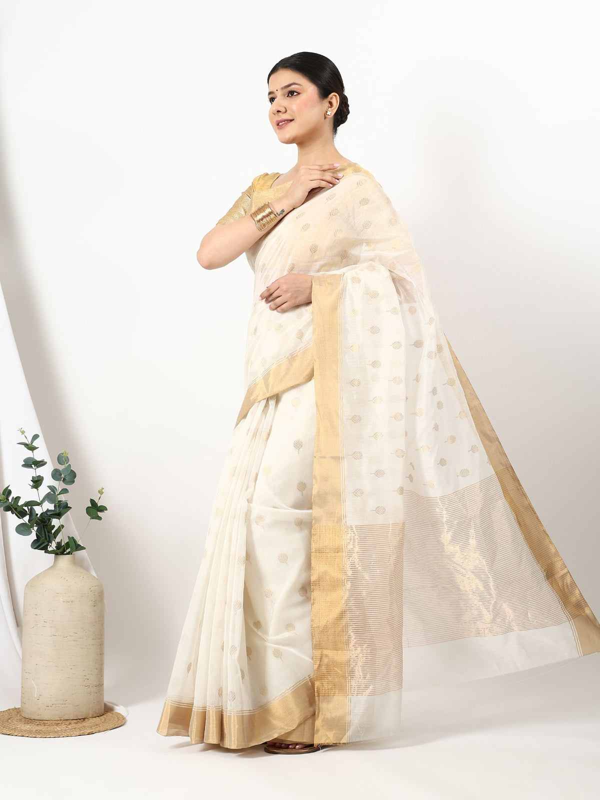 Kaushi - Chanderi Silk Saree
